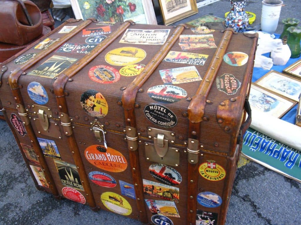 French Brocantes Travelers Suitcase