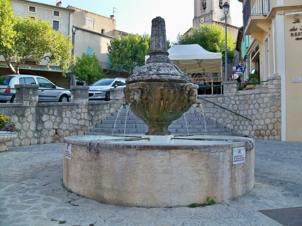 Beaumes de Venise France Town Fountain