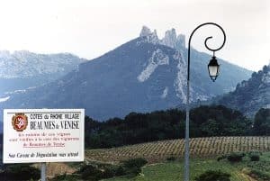 beaumes-de-venise in provence france